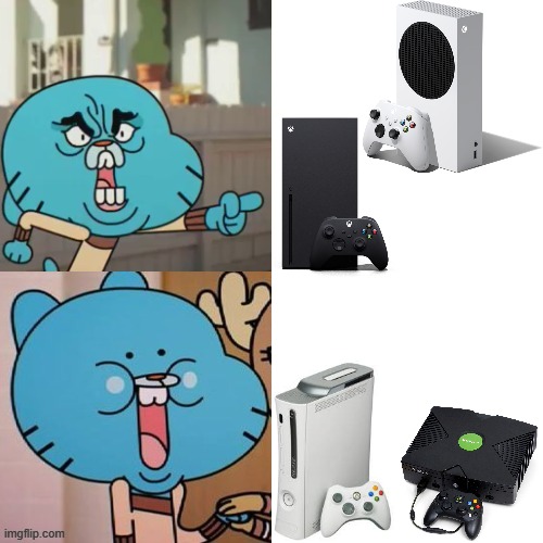 You have to agree with me on hating the new Xbox | image tagged in drake format gumball edition,xbox | made w/ Imgflip meme maker