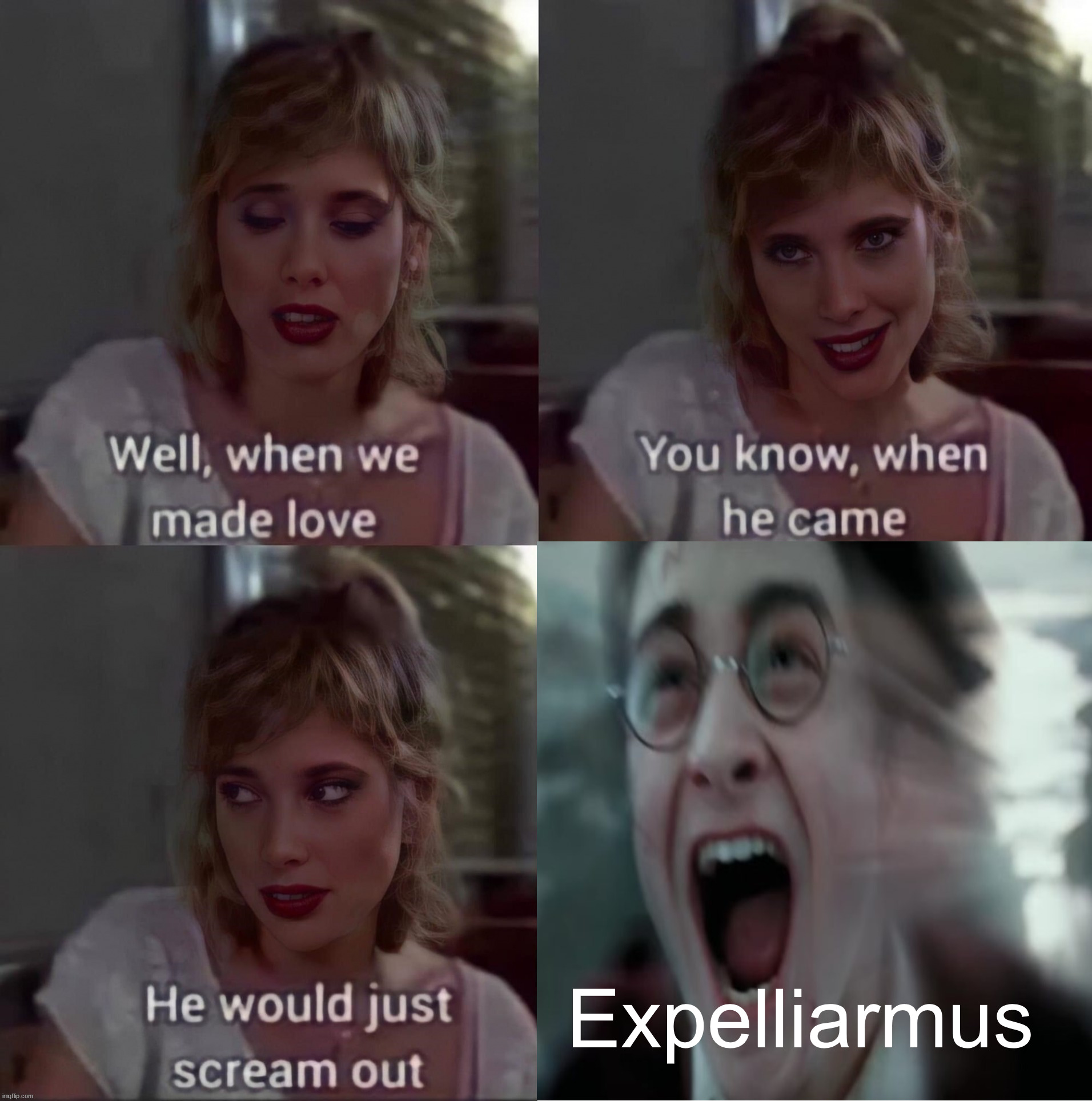 Expelliarmus! | Expelliarmus | image tagged in harry potter,expelliarmus | made w/ Imgflip meme maker