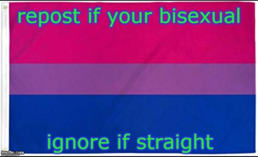 image tagged in repost,bisexual,do it | made w/ Imgflip meme maker