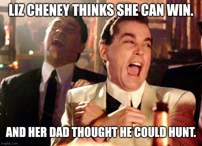 Sorry lizzie |  LIZ CHENEY THINKS SHE CAN WIN. AND HER DAD THOUGHT HE COULD HUNT. | image tagged in dick cheney,magic,losers,rino,rnc,stupidity | made w/ Imgflip meme maker