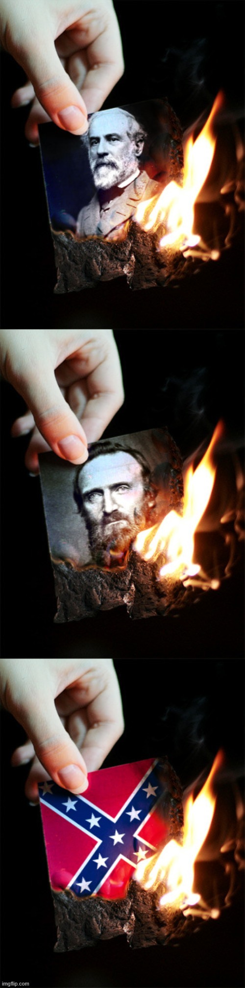 Less than 10 upvotes in 10 minutes and I burn the Union flag and generals | made w/ Imgflip meme maker