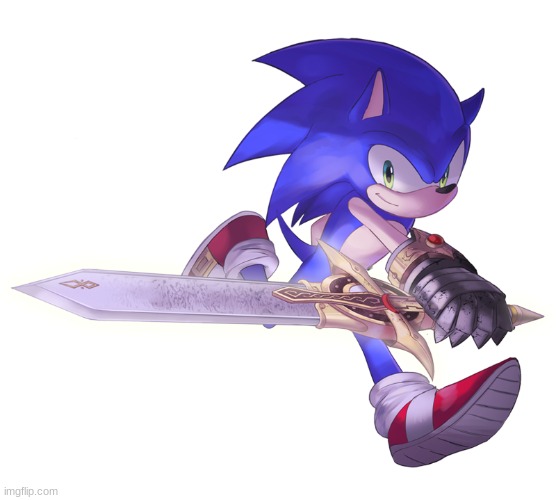 Sonic And The Black Knight (credit to: Onioncouch on Deviantart) | image tagged in sonic the hedgehog,sonic and the black knight,sonic art | made w/ Imgflip meme maker