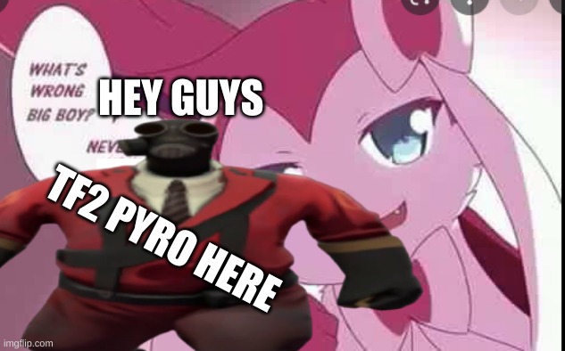 [pyro]status | HEY GUYS; TF2 PYRO HERE | made w/ Imgflip meme maker