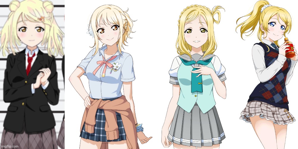 Guess The Love Live Blondes | made w/ Imgflip meme maker
