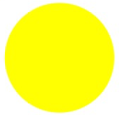 High Quality Yellow circle Blank Meme Template