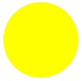 Yellow circle transparent Blank Meme Template