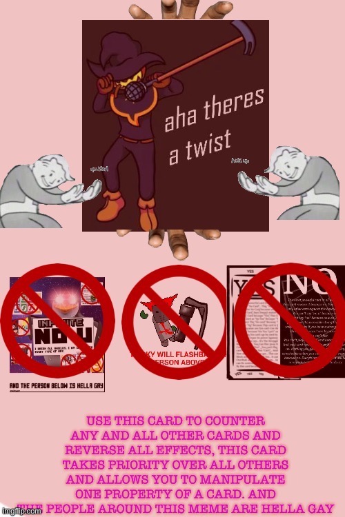 Aha there’s a twist | image tagged in aha there s a twist | made w/ Imgflip meme maker