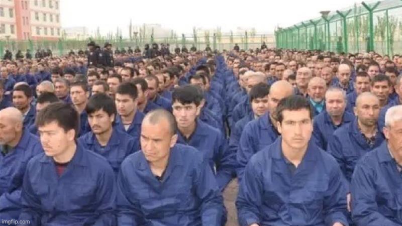 Uighur concentration camp | image tagged in uighur concentration camp | made w/ Imgflip meme maker