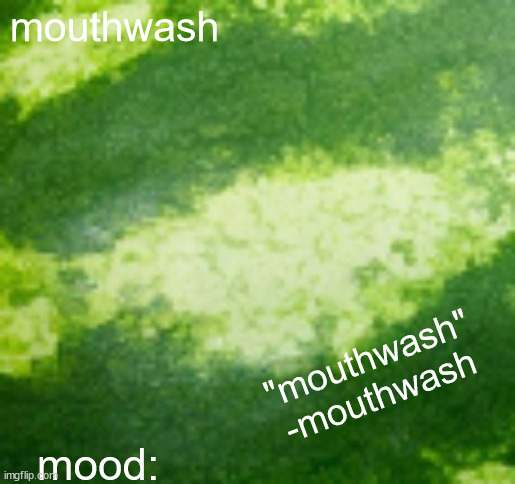 mouthwash | mouthwash; "mouthwash" -mouthwash; mood: | image tagged in mouthwash | made w/ Imgflip meme maker