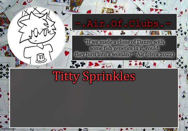 s | Titty Sprinkles | made w/ Imgflip meme maker