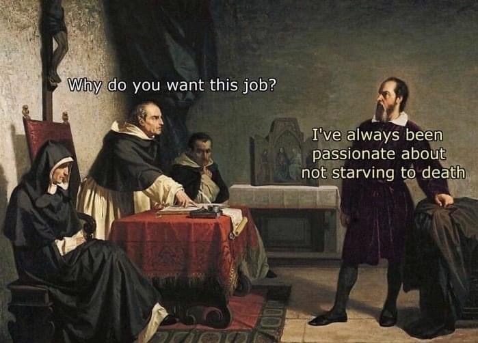 Passion for not starving Blank Meme Template