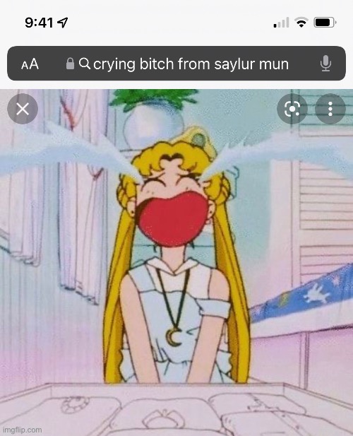image tagged in memes,crying,bitch,sailor moon,crying bitch | made w/ Imgflip meme maker