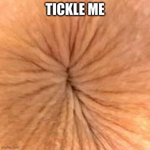 Butthole | TICKLE ME | image tagged in butthole | made w/ Imgflip meme maker