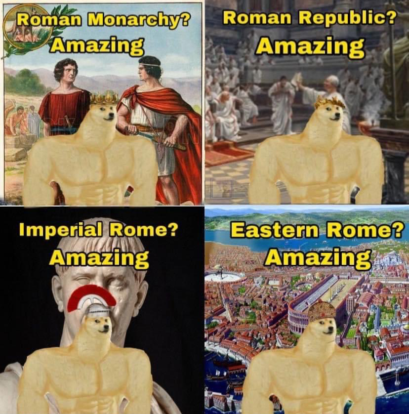 Roman history amazing Blank Meme Template