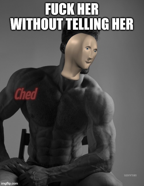 Ched | FUCK HER WITHOUT TELLING HER | image tagged in ched | made w/ Imgflip meme maker