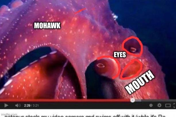 MOHAWK EYES MOUTH | made w/ Imgflip meme maker