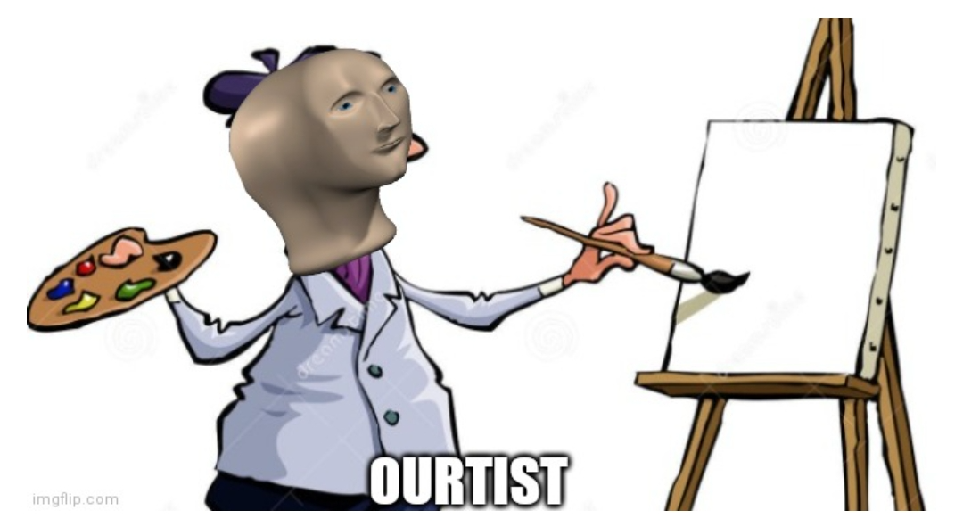 Ourtist Blank Meme Template