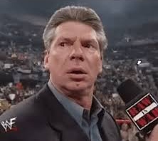 High Quality vince mcmahon surprised Blank Meme Template
