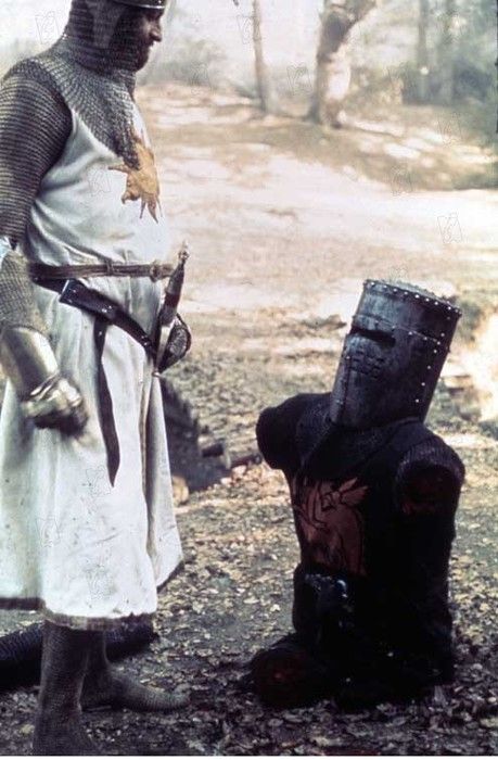 High Quality Monty Python Black Knight Blank Meme Template