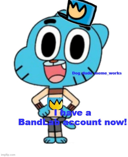 I have a BandLab account now and you can listen to my songs | I have a BandLab account now! | image tagged in dog_dude_meme_works announcement template | made w/ Imgflip meme maker