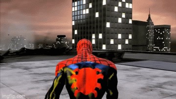 High Quality Sad spiderman walking Blank Meme Template