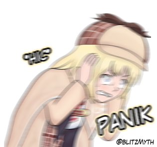 High Quality panik ame hololive Blank Meme Template