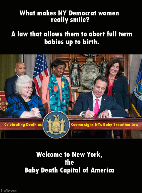 As Roe v Wade comes to an end, remember NY, the Baby Death Capital of America. | image tagged in memes,politics | made w/ Imgflip meme maker