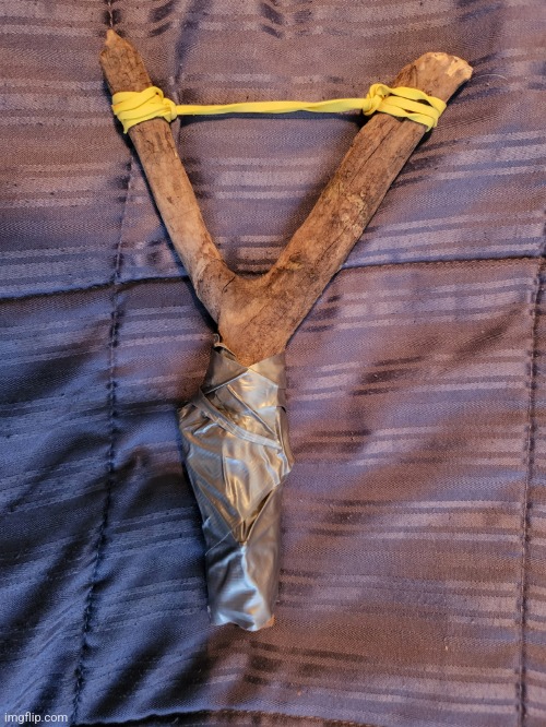 Just a slingshot that I crafted a long time ago (posted on FB) | image tagged in simothefinlandized,slingshot,crafts | made w/ Imgflip meme maker