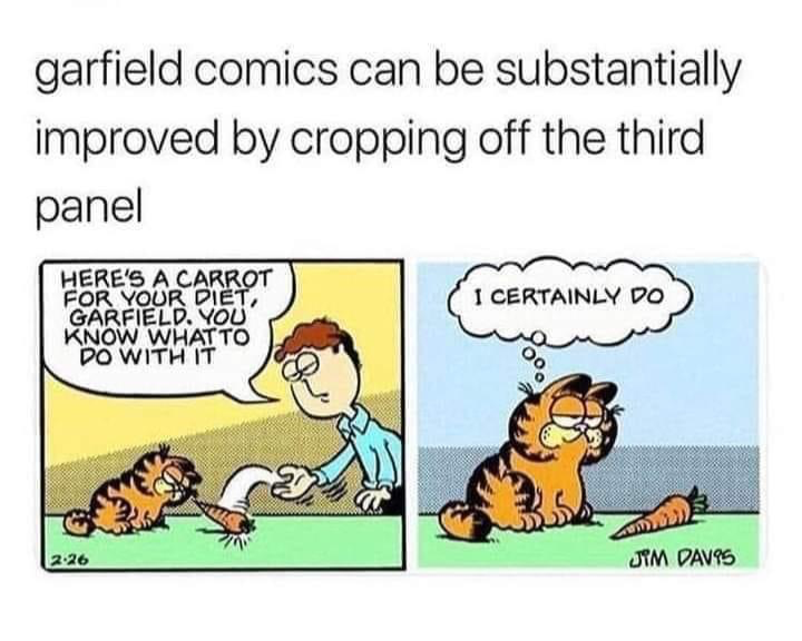 Garfield comics Blank Meme Template