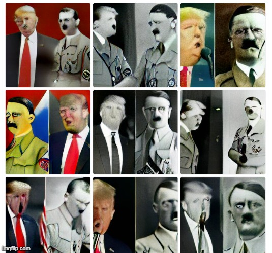 When Donald Trump met Adolf Hitler | made w/ Imgflip meme maker