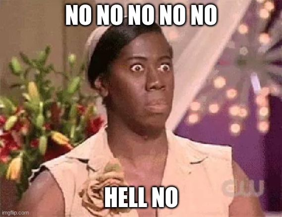 Oh hell no | NO NO NO NO NO HELL NO | image tagged in oh hell no | made w/ Imgflip meme maker