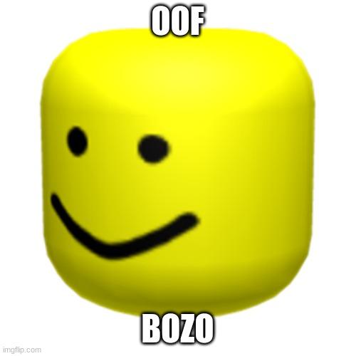 Roblox Oof | OOF BOZO | image tagged in roblox oof | made w/ Imgflip meme maker