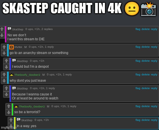 SKASTEP CAUGHT IN 4K 😐📸 | made w/ Imgflip meme maker