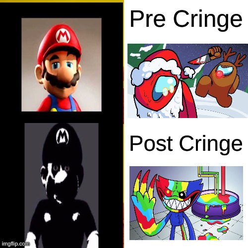 Gametoons Then VS Now | Pre Cringe; Post Cringe | image tagged in memes,drake hotline bling,gametoons | made w/ Imgflip meme maker