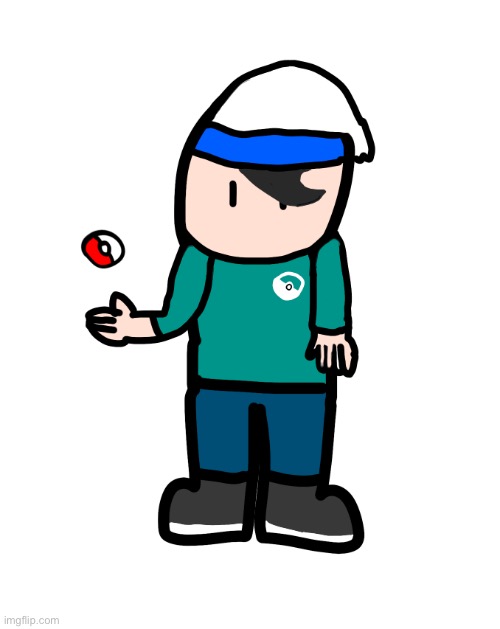 Been a while since I’ve made an OC, here is a Pokémon trainer based off of Brendan’s design from Pokémon Sapphire and Ruby | made w/ Imgflip meme maker
