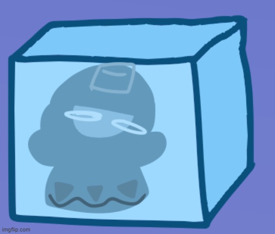 imprisoned in ice for her galactic crimes (of being to scrunkrl) | made w/ Imgflip meme maker