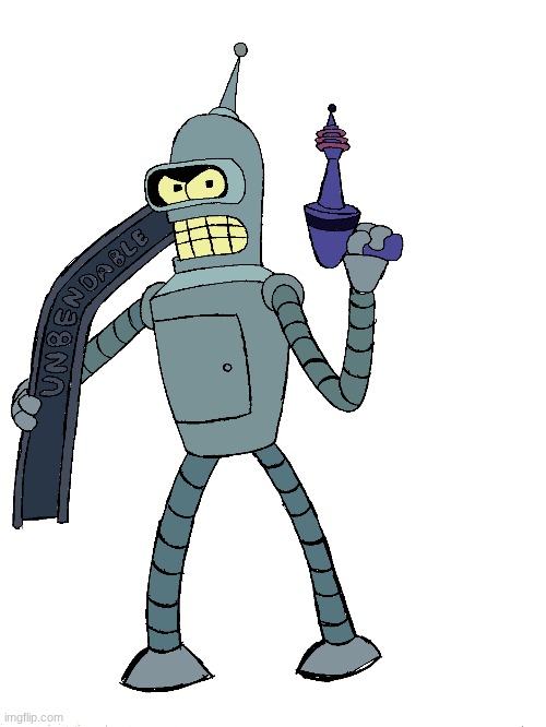 i drew bender as though he was a multiversus fighter | made w/ Imgflip meme maker