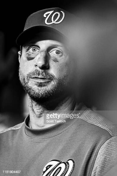 Max Scherzer's black eye made for good photos