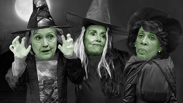 High Quality Witches Hillary Nancy and Maxine Blank Meme Template