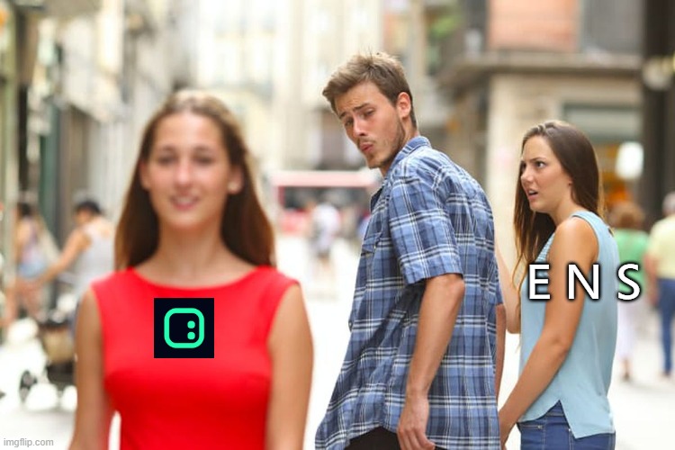 分心 | ＥＮＳ | image tagged in memes,distracted boyfriend | made w/ Imgflip meme maker