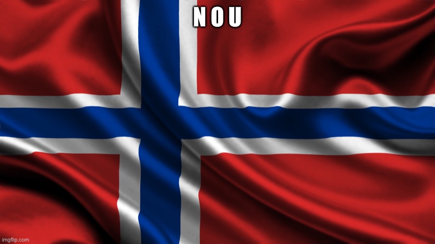 Norway | N O U | image tagged in norway | made w/ Imgflip meme maker