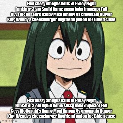 sussy baka being cringe and racist : r/okbuddybaka