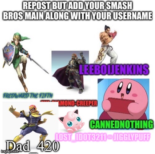 My other main is corrin, but have you ever done a rest combo before? | LOST_IDOT3211 = JIGGLYPUFF | image tagged in jigglypuff,the superior pink puff ball,super smash bros | made w/ Imgflip meme maker