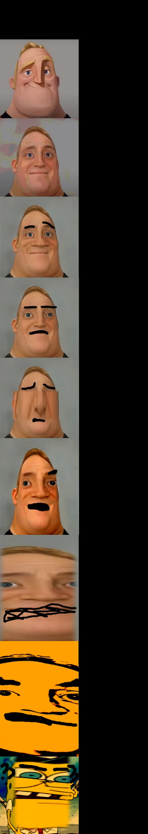 Mr Incredible becoming Idiot and confused | image tagged in mr incredible becoming idiot template | made w/ Imgflip meme maker
