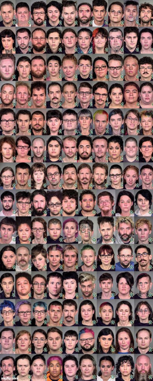 Here's some antifa mugshots posted by American police in case you need a laugh | image tagged in antifa,communist,far left,left wing,leftists | made w/ Imgflip meme maker