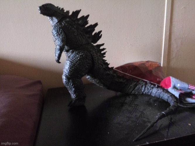 Here's my Neca Godzilla figure | image tagged in godzilla,neca,figure,godzilla vs kong | made w/ Imgflip meme maker