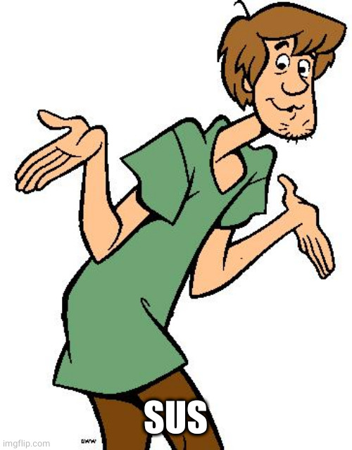 Shaggy from Scooby Doo | SUS | image tagged in shaggy from scooby doo | made w/ Imgflip meme maker