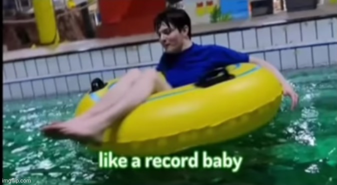 You spin me right roundd | image tagged in memes,funny memes,swimming pool,tubbo | made w/ Imgflip meme maker