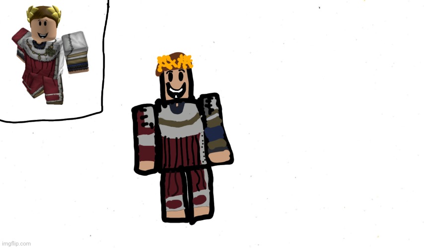 Re drawed my Roblox character | made w/ Imgflip meme maker