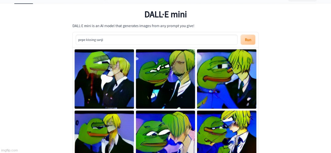 pepe kissing sanji | image tagged in pepe kissing sanji | made w/ Imgflip meme maker